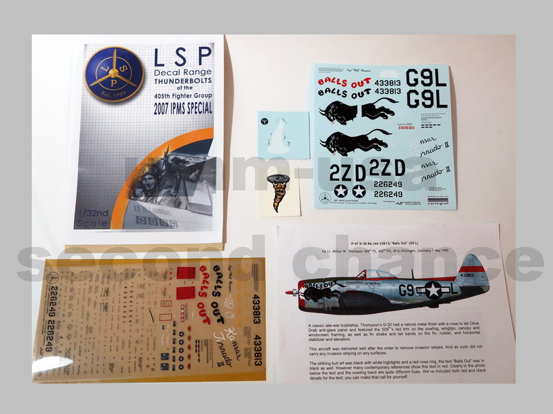 LSP32005 Thunderbolts Of The 405th Fighter Group IPMS (SCH) 1/32